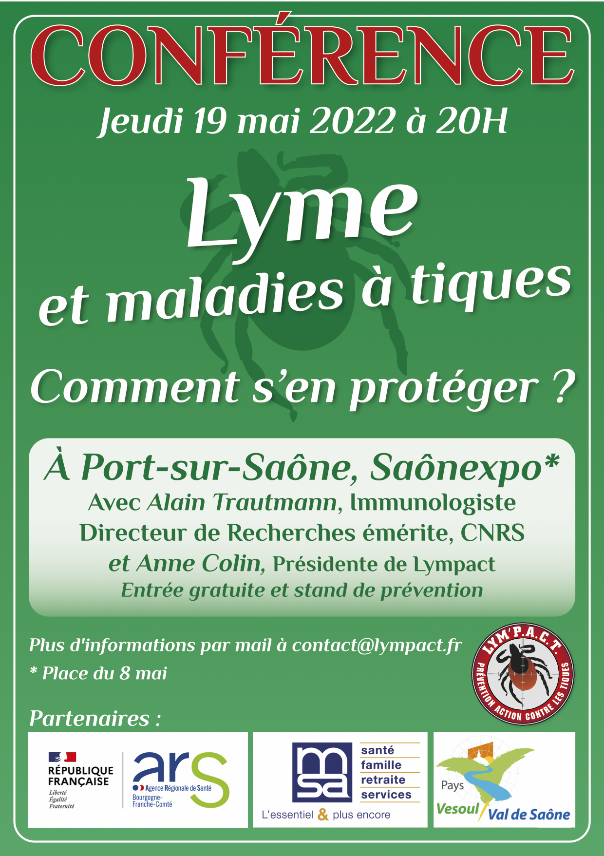 Affiche Conference MVT Lyme 190522